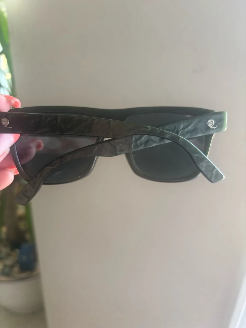 Alexander McQueen Dark Green  Frame Sunglasses (small scratches on lens )
